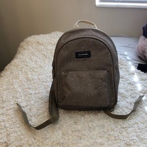 Dakine mini backpack. Light green color